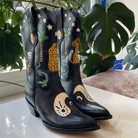 Brother Vellies yin Yang cowboy boot - Picture 4 of 10